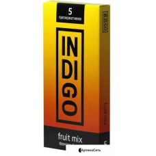 Гладкие презервативы Indigo Fruit mix №5 фруктовый микс