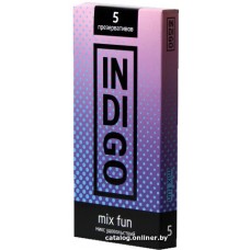 Рельефные презервативы Indigo Mix Fun №5 микс удовольствий