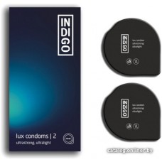 Гладкие презервативы Indigo Lux №2 ультрапрочные и ультратонкие