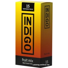 Гладкие презервативы Indigo Fruit mix №15 фруктовый микс