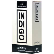 Гладкие презервативы Indigo Sensitive №15 ультратонкие
