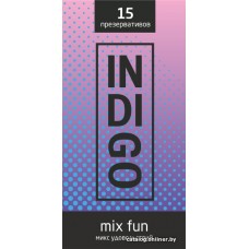 Рельефные презервативы Indigo Mix Fun №15 микс удовольствий