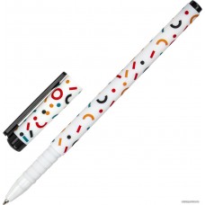Ручка шариковая BRAUBERG Soft Touch Grip Confetti 143723