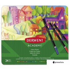 Набор цветных карандашей Derwent Academy Colour 24 цвета (2301938)