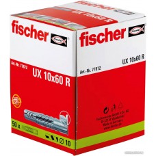 Дюбель универсальный Fischer UX 10 x 60 R 77872 (50 шт)