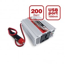 Автомобильный инвертор AVS Energy 12/220V IN-200W