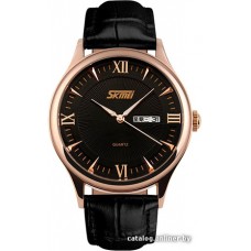 Наручные часы Skmei 9091 (розовое золото/черный)