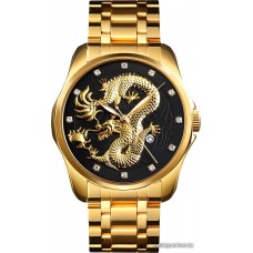 Наручные часы Skmei 9193 (золотистый/черный)