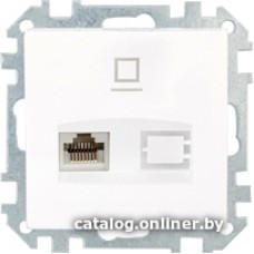 Розетка компьютерная Bylectrica Стиль РК18-007 (белый)