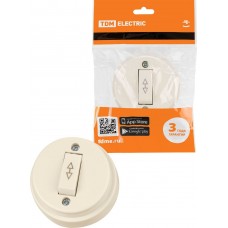 Выключатель TDM Electric SQ1806-0508 (слоновая кость)