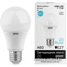 Светодиодная лампочка Gauss Elementary E27 10Вт [23220]