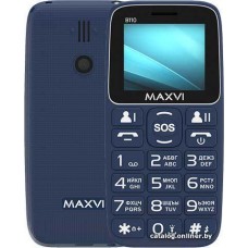 Кнопочный телефон Maxvi B110 (синий)