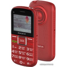 Мобильный телефон Maxvi B5 (красный)