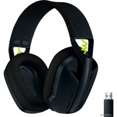 Наушники Logitech G435 Lightspeed (черный/неоновый желтый)