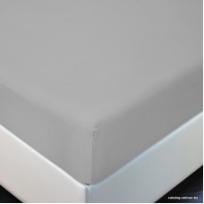 Простыня АртПостель На резинке Серая 254 (160x200x20)